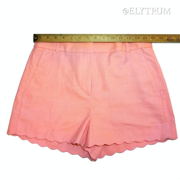 J. Crew 3" short with scalloped hem - Picture 2 of 5